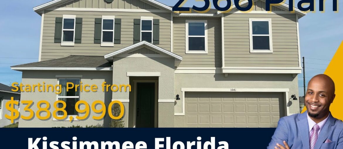 Kissimmee New Homes for Sale - Showcasing a large size home for less than $400k