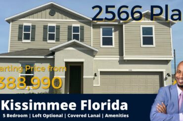 Kissimmee New Homes for Sale - Showcasing a large size home for less than $400k