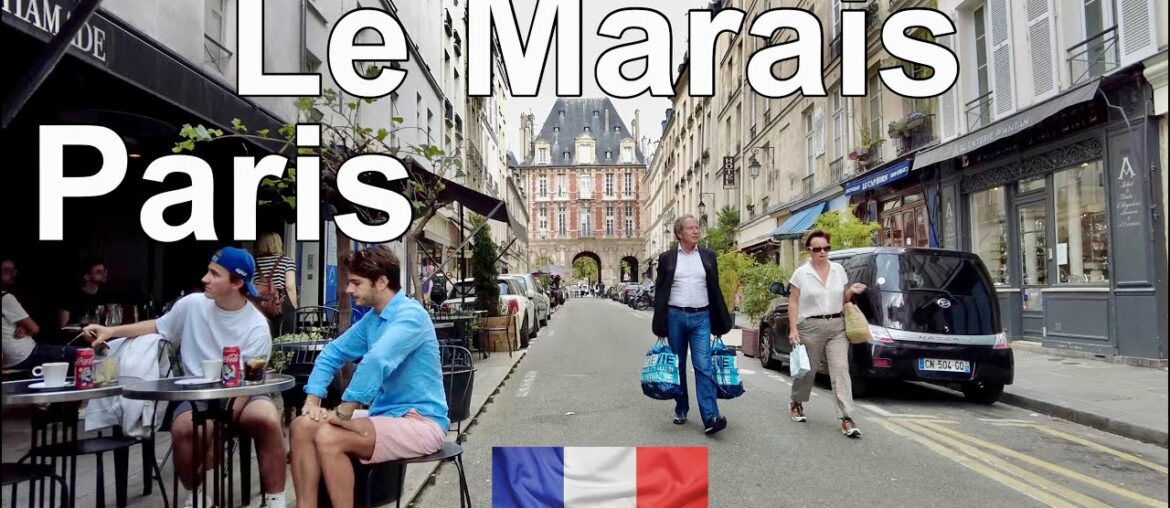 Le Marais & Place des Vosges, Paris Walking Tour, France [HD 4K 60fps]