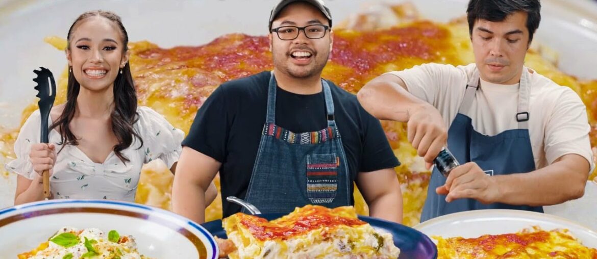 Lasagna Made 3 Ways (Easy, Medium, Hard) with Aiyana, Martin, & Erwan Lasagna Made 3 Ways (Easy, Medium, Hard) with Aiyana, Martin, & Erwan