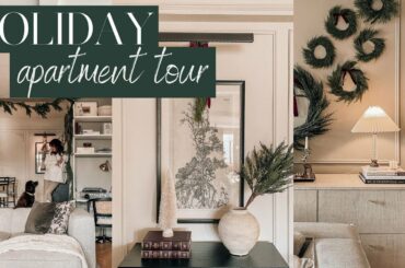 HOLIDAY APARTMENT TOUR || CHRISTMAS IN NYC APARTMENT