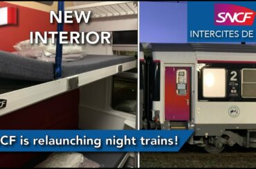 Onboard the SNCF NEW couchette cars between Paris and Lourdes!