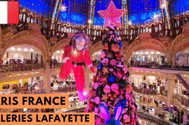 Paris Night Walking Tour | Pigalle To Galeries Lafayette Haussmann | 9 December 2021 | 4k UHD 60FPS