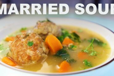 Italian wedding soup | chicken meatballs & homemade stock