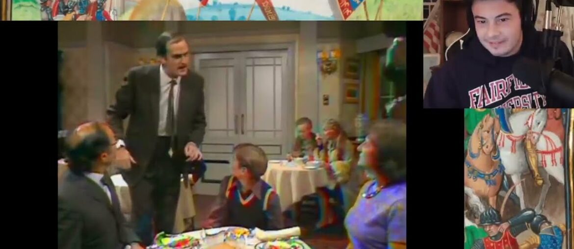 American Reacts Fawlty Towers - Wrongly Shaped Chips