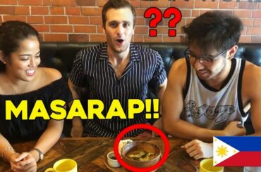 FRENCH trying famous FILIPINO FOOD (ft Gila Salvador)