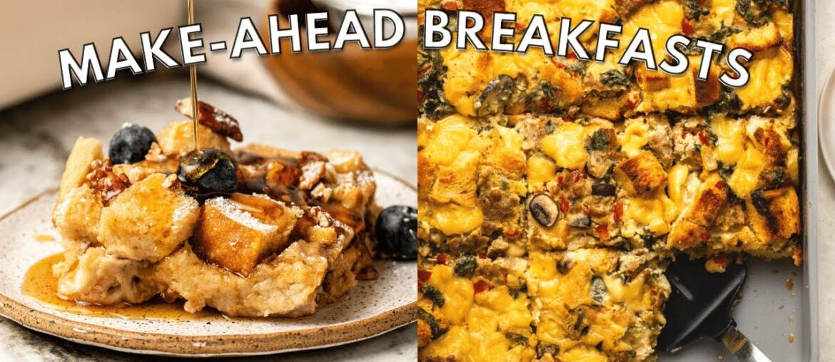 make-ahead holiday (or any day!) breakfast recipes | vegan make-ahead holiday (or any day!) breakfast recipes | vegan