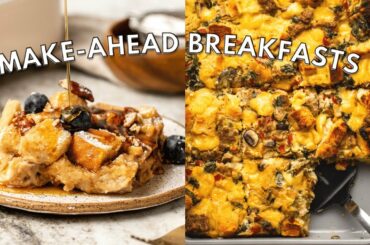 make-ahead holiday (or any day!) breakfast recipes | vegan