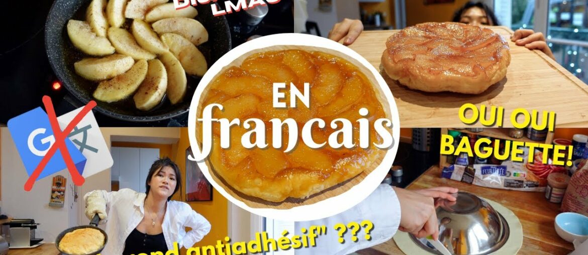 Asian Host Kid Tries Making A Pastry Recipe in French? (my FRENCH HOST FAMILY hates it?!)