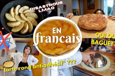 Asian Host Kid Tries Making A Pastry Recipe in French? (my FRENCH HOST FAMILY hates it?!)