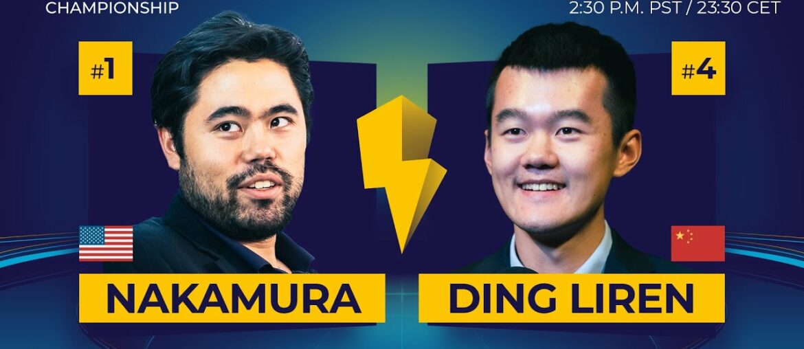 Hikaru vs. Ding Liren (Semifinal) | Speed Chess Championship 2021