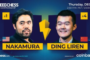 Hikaru vs. Ding Liren (Semifinal) | Speed Chess Championship 2021