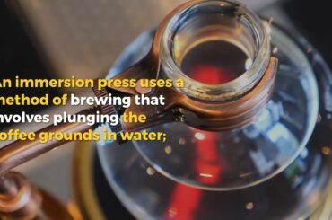 Pour over coffee maker vs French press