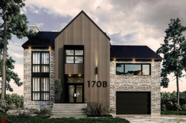 The Sims 4 |  French Scandinavian Urban House  | No CC | Speed Build