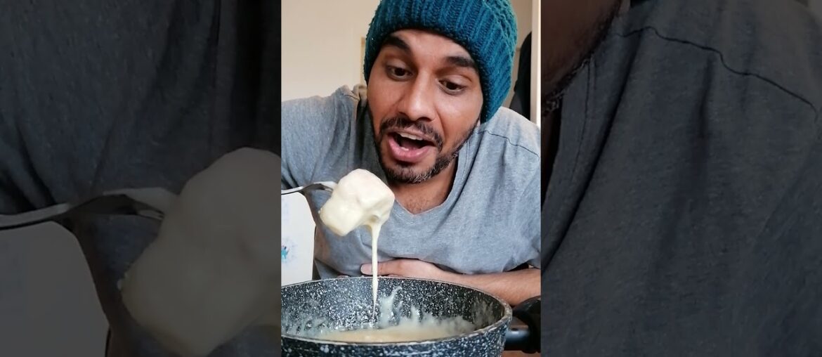 Indian Eating Famous French Food Fondue | #shorts #RajinFance