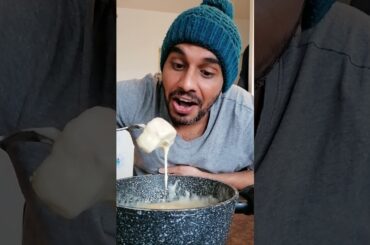 Indian Eating Famous French Food Fondue | #shorts #RajinFance