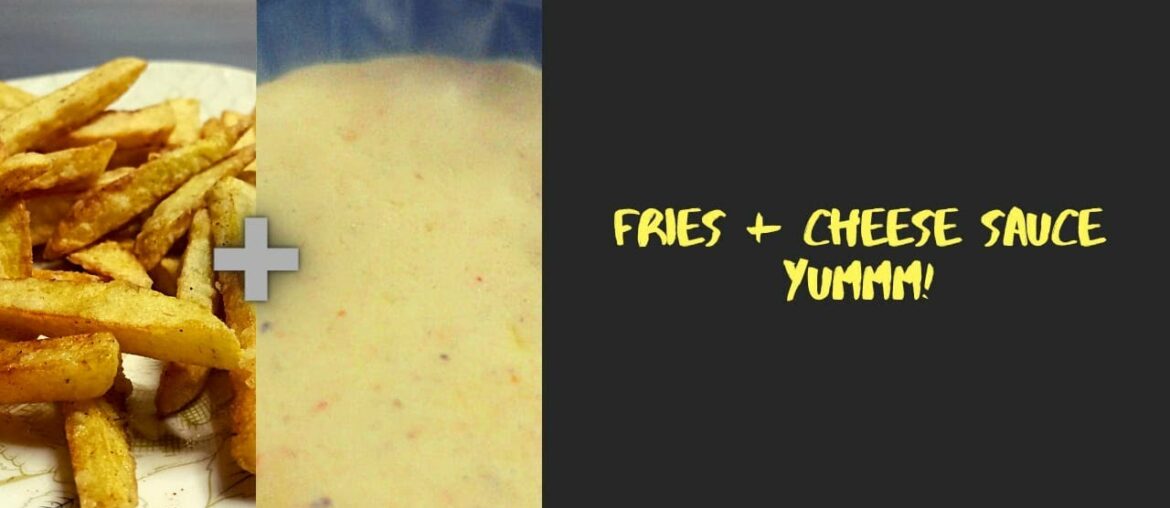 Very Yummy French Fries with Cheese Sauce recipe at home | learn how to make cheese sauce