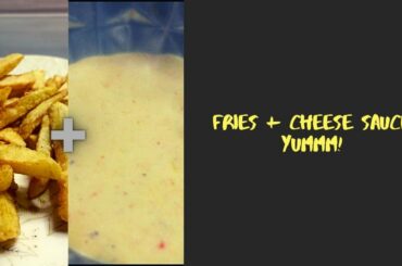 Very Yummy French Fries with Cheese Sauce recipe at home | learn how to make cheese sauce