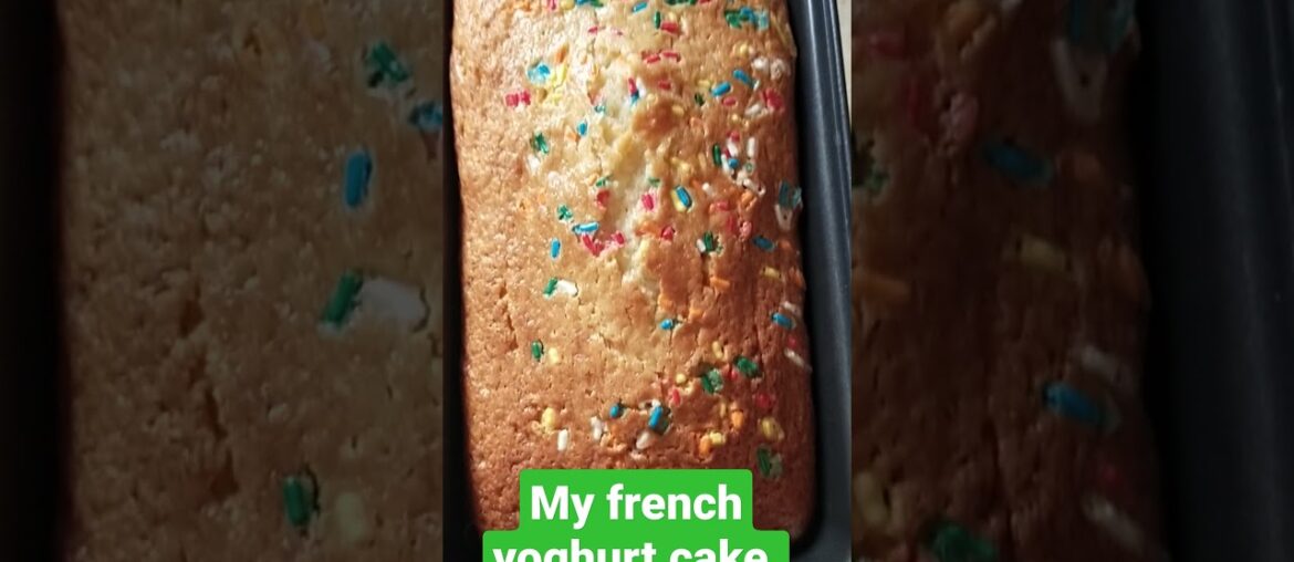 My french yoghurt cake simple recipe #shorts