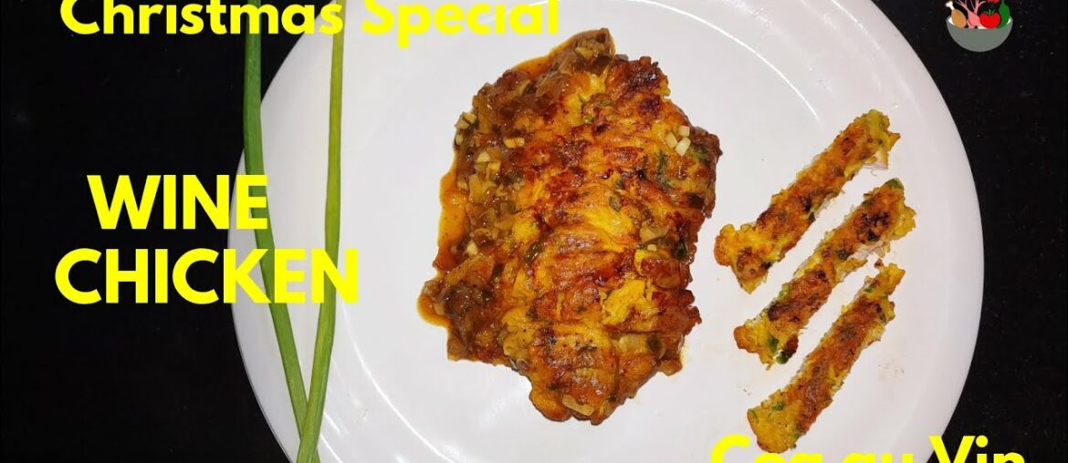 Wine Chicken Recipe | Coq au Vin | Pan Fried Chicken in Red Wine | Christmas Special Recipe