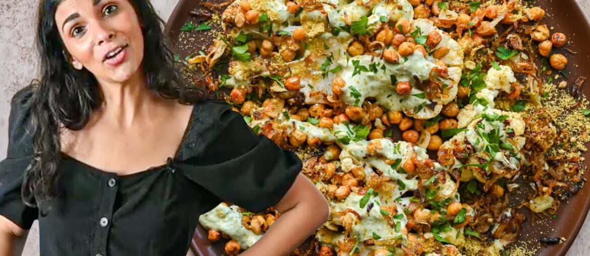LIVE: Cauliflower Steaks with Caramelized Shallots