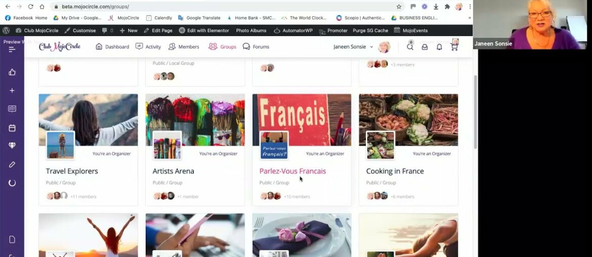 Club MojoCircle has great groups to join for connecting