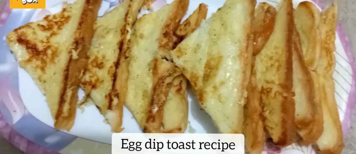 Deliciuos and fluffy French Toast recipe for breakfast| Simple Egg dip toast recipe by Tiffin Box