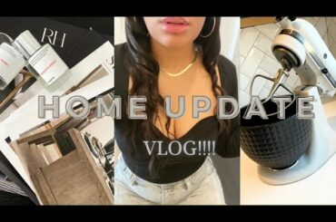 HOUSE TO HOME - HOME UPDATE: NEW FURNITURE | RH DELIVERY | ARHAUS DELIVERY| UNBOX CRATE & BARREL