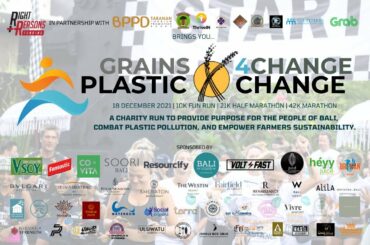 GRAINS4CHANGE, Run for Plastic Exchange raised 80,000 meals and cleaned 40 tons of plastic in Bali