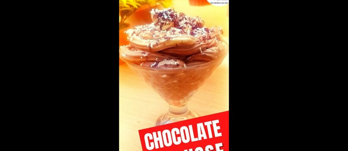2 Ingredient Chocolate Mousse recipe | Chocolate Mousse in 5 Minutes 2 Ingredient Chocolate Mousse recipe | Chocolate Mousse in 5 Minutes