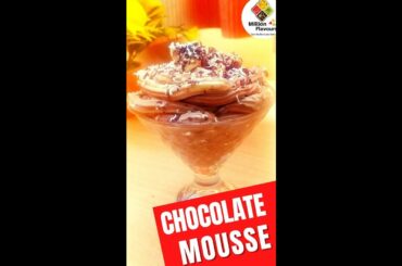 2 Ingredient Chocolate Mousse recipe | Chocolate Mousse in 5 Minutes