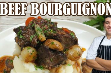 Beef Bourguignon | Best French Beef Stew with Red Wine by Lounging with Lenny