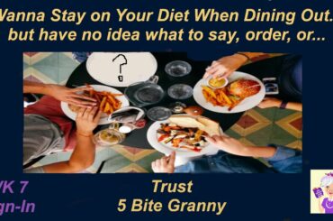 How to Stay on Your Diet When Dining Out but have no idea what to say, order & more... Trust FBG