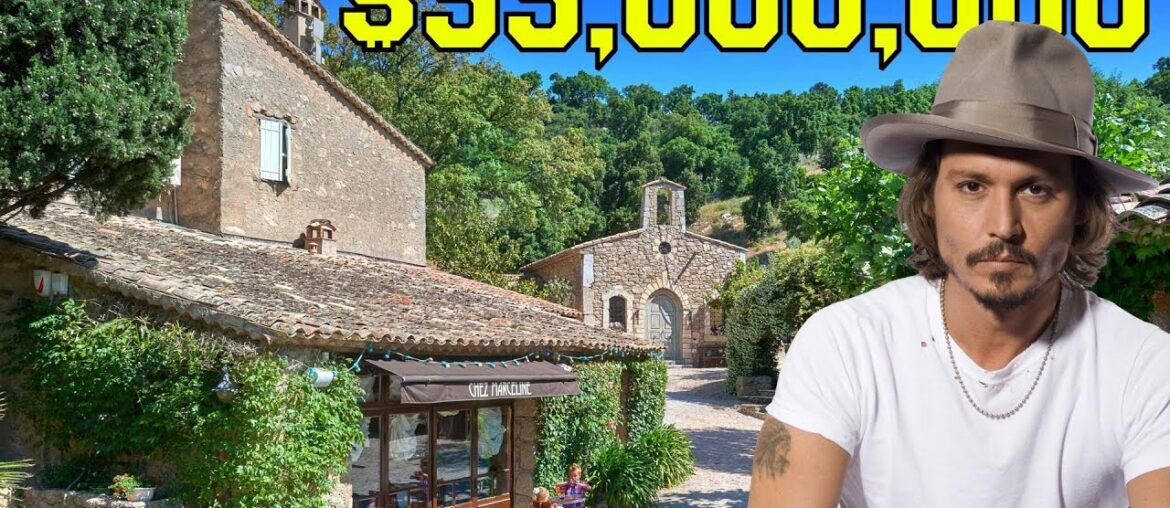 Inside Johnny Depp’s $55,000,000 French Village Inside Johnny Depp’s $55,000,000 French Village