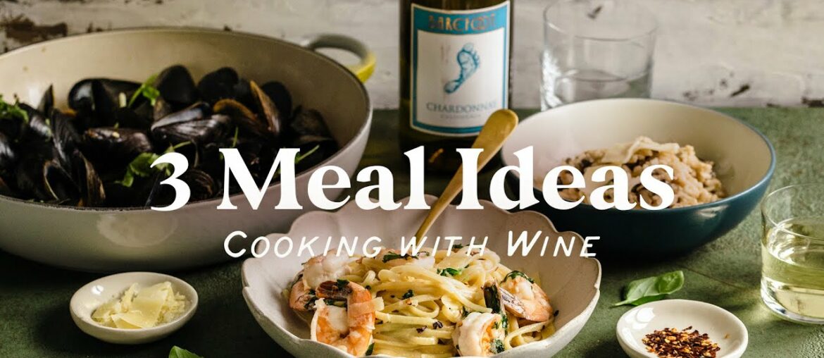 3 Easy MEAL IDEAS that will Wow Everyone | Cooking with Wine