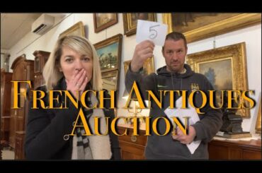 French Antiques Auction , Antique Sale , A Break From Renovation