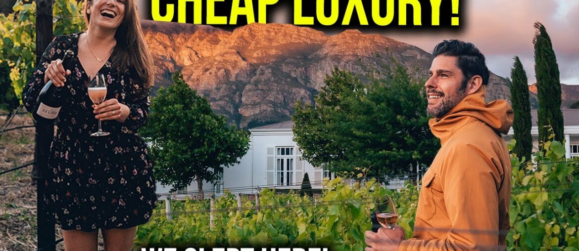 We slept on a Vineyard! CHEAP LUXURY in South Africa We slept on a Vineyard! CHEAP LUXURY in South Africa