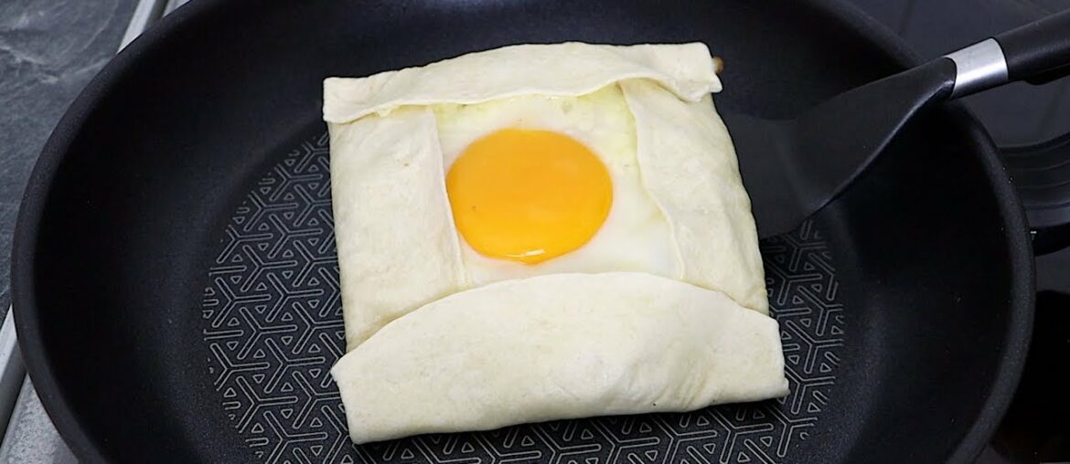 Easy Breakfast Crepe Recipe with Tortilla | French Recipe Easy Breakfast Crepe Recipe with Tortilla | French Recipe