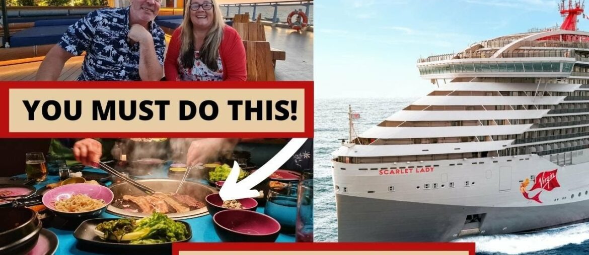Scarlet Lady Cruise Vlogs Ep 3 - Fabulous food and fantastic fun the Virgin Way!