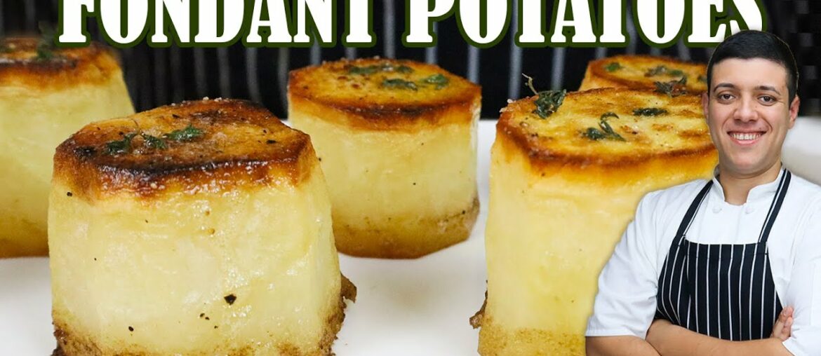 How to Make Fondant Potatoes | Classic French Potato Recipe by Lounging with Lenny