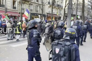 France: Yellow Vests stage rally in Paris against COVID measures
