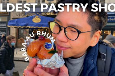 MOUTHWATERING PASTRY at the OLDEST Patisserie in PARIS!  Good Coffee, quick tour of Louvre~