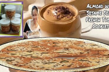 #Easy #Tips  #Almond with #SesameSeeds #French #Tuelis #Cockies #Recipe