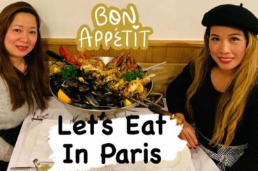 Eating French Breakfast, Portuguese Japanese & American Food in Paris| Eating Show w/ @MomShie LyZa