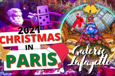 CHRISTMAS IN PARIS 2021 | GALERIES LAFAYETTE | CHRISTMAS VILLAGE