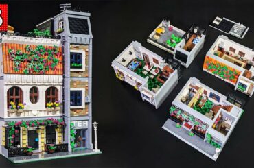 LEGO Tea Shop & Restaurant Custom Modular