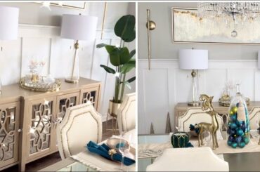 DINING ROOM DECORATING IDEAS|DECORATE WITH ME