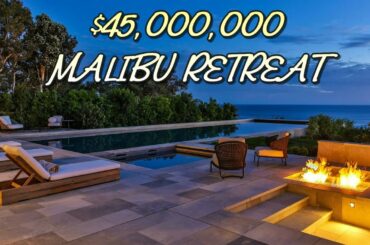 $45,000,000 Malibu Blufftop Retreat with stunning resort style grounds