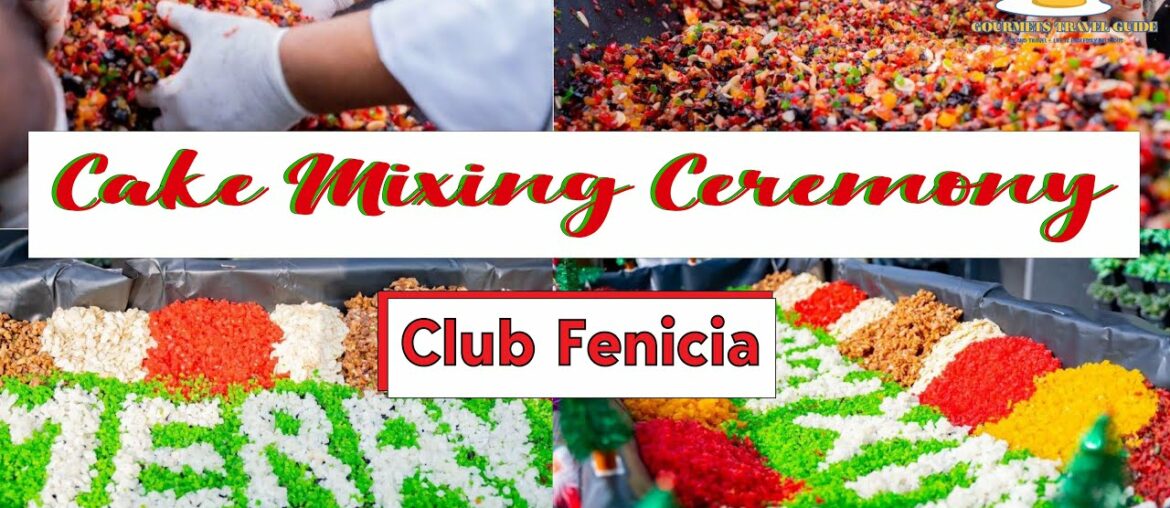 Christmas Cake Mixing Ceremony at Club Fenicia Christmas Cake Mixing Ceremony at Club Fenicia