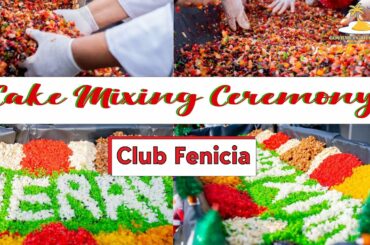 Christmas Cake Mixing Ceremony at Club Fenicia